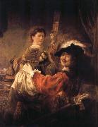Rembrandt, Self-Portrait with Saskia